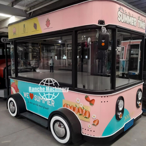 Camion de rue Food Truck Food Truck de rue/Remorque de nourriture d'occasion à vendre par le propriétaire/Camion de restauration isolé - Product Image 1