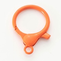 DIY Minimalistische Ronde Kleurrijke Geschilderde Kreeftgespsluiting Legering Haak Sieraden Connector Hardware Hangende Sleutelhanger Accessoires Groothandel