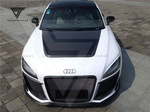 Capot de capot moteur en Fiber de carbone de style voiles noires pour Audi TT TTS MK2 - Product Image 6