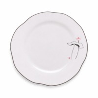 Vaisselle en mélamine blanche brillante, design élégant, sans danger pour les aliments, incassable, pour le thé, la salle à manger, la maison, la cuisine