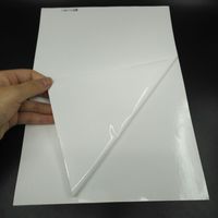 Autocollant coquille d'œufs indestructible, papier autocollant de haute qualité A4 de couleur blanche