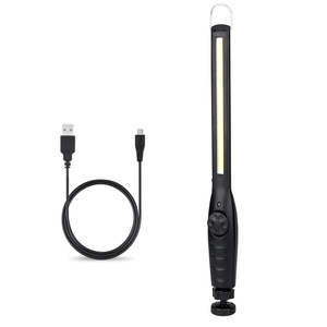 Lampe de travail LED COB rechargeable, angle réglable, crochet magnétique, éclairage portable pour réparation extérieure - Product Image 5