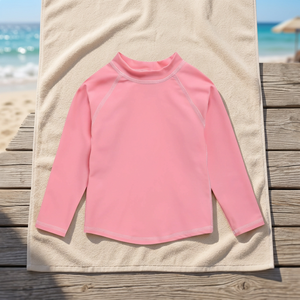 Camiseta de Manga Corta/Media Manga con Cuello Alto, Protección Solar UV UPF 50+, Compresión Transpirable para Surf, Rashguard Personalizado para Niños BJJ - Product Image 3