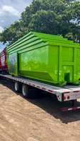 Machines de traitement des déchets de construction à usage intensif-Conteneur à benne basculante pour l'enlèvement des ordures