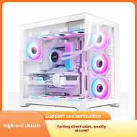E-Sports Desktop Computer Gamers Wide-Body Internet Cafes ATX Large Chassis Air-Cooled Mid Tower OEM/ODM Computer Case Stock