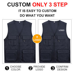 <span class=keywords><strong>Chaleco</strong></span> Formal de Poliéster Negro Transpirable de Punto <span class=keywords><strong>para</strong></span> Camareros con Impresión <span class=keywords><strong>para</strong></span> Personal de Servicio de Hot Pot - Product Image 3