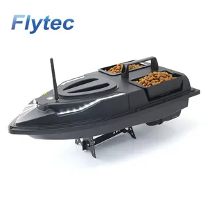 Flytec-Barco de cebo de control remoto V700, doble tolva, control independiente, pantalla LCD
