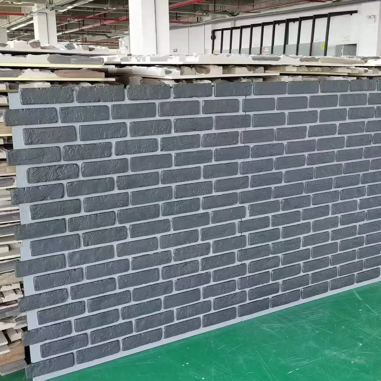 NEU Modern Wall Culture Cladding Stack Stone Interior Brick Tile Stone PU Brick Panel Acoustic PANEL