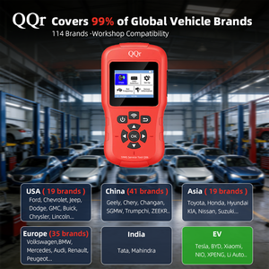 Диагностический сканер QQr Q06 TPMS, система контроля давления в шинах, датчик 315 и 433 МГц, тестер батареи для автомобиля, анализатор двигателя - Product Image 1