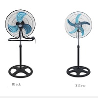 Ventilador de Pie Industrial de 18 Pulgadas, 3 en 1, con Aspas Metálicas, Oscilante, de Pedestal, Fabricante de Ventiladores