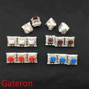 Gateron trong suốt g-trục cơ khí bàn phím màu Đen/Xanh/Đỏ/Nâu chuyển đổi RGB trục r Kaihua - Product Image 1