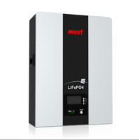 Système solaire MUST 10KW 12KW avec onduleur basse fréquence et batterie au lithium 10KW pour système solaire hors réseau