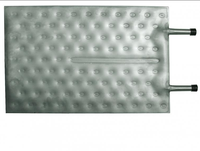 Plaque d'oreiller de chauffage de refroidissement extrudée de toutes les surfaces de transfert de chaleur plates requises