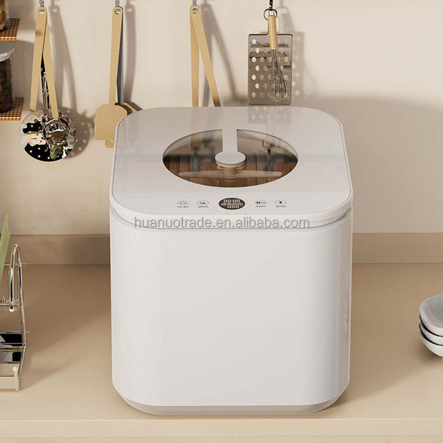 High-quality Mini Automatic Countertop Ultrasonic Portable Dishwasher with No Installation Required Disinfection Sterilization
