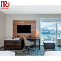 Meubles de chambre d'hôtel 5 étoiles modernes sur mesure avec design en panneaux de bois pour appartement - Meubles d'hôtel La Quinta