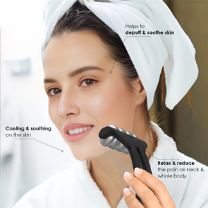 Rodillo Facial de Acero Inoxidable de Grado <span class=keywords><strong>SAP</strong></span> para Masaje, Crioterapia, Enfriamiento con Hielo, Aplicación Facial, Relajación de la Piel - Product Image 4