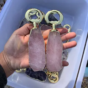 Wedding Party Favours Quà Tặng Cao Cấp Tùy Chỉnh Thiết Kế Bia Rượu Vang Tinh Thể Mở Chai Rose <span class=keywords><strong>Quartz</strong></span> Cho Ngày Valentine Quà Tặng - Product Image 1