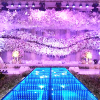 Machine de séchage UV 3D Infinity Mirror LED Dance Floor à louer avec mode de contrôle DMX512