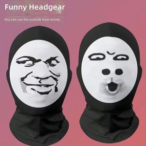 Maschera Cosplay Prank Virale di Internet: Maschera Nezha in Spandex/Poliestere, Stile Hip-hop Audace, Divertente, Stravagante, Pacchetto Emoji Hilarious - Product Image 2