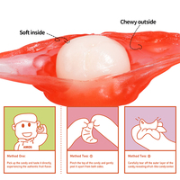 Amos Peelerz Gummy Fruit, gemaakt met echt fruitsap, snoepjes, gelei, lychee, afpelbare gummy snoepjes