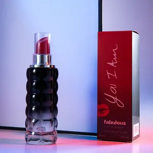 1 bouteille de parfum en forme de rouge à lèvres, flacon de maquillage, en forme de Logo personnalisable, pour femmes, 100ml