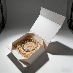 Wholesale Premium Solid Color Rigid Gift <b>Boxes</b> with Folding Magnetic Closure Four-Color Printing Customizable Luxury Packaging - Product Image 5