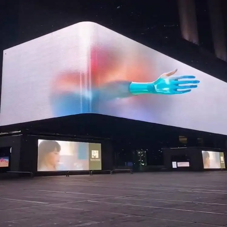 ROYAL 야외 IP67 방수 야외 3D 광고 디지털 간판 LED 비디오 벽 디스플레이 화면 빌보드