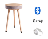 WEKIS Offre Spéciale meuble professionnel sans fil, Table d'appoint intelligente, Simple, en bois massif, haut-parleur à dents bleues, Table basse, prix bas