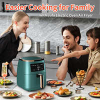 Friteuse à Air domestique électrique intelligente, sans huile, panneau d'affichage numérique, 5l, pour poulet, beignets, ETC.
