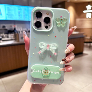 Étui pour téléphone portable Lichicase, <span class=keywords><strong>coque</strong></span> en gelée pour femme, mignon avec un nœud, pour vivo Y400 T4 Pro Y39 Y300i - Product Image 1