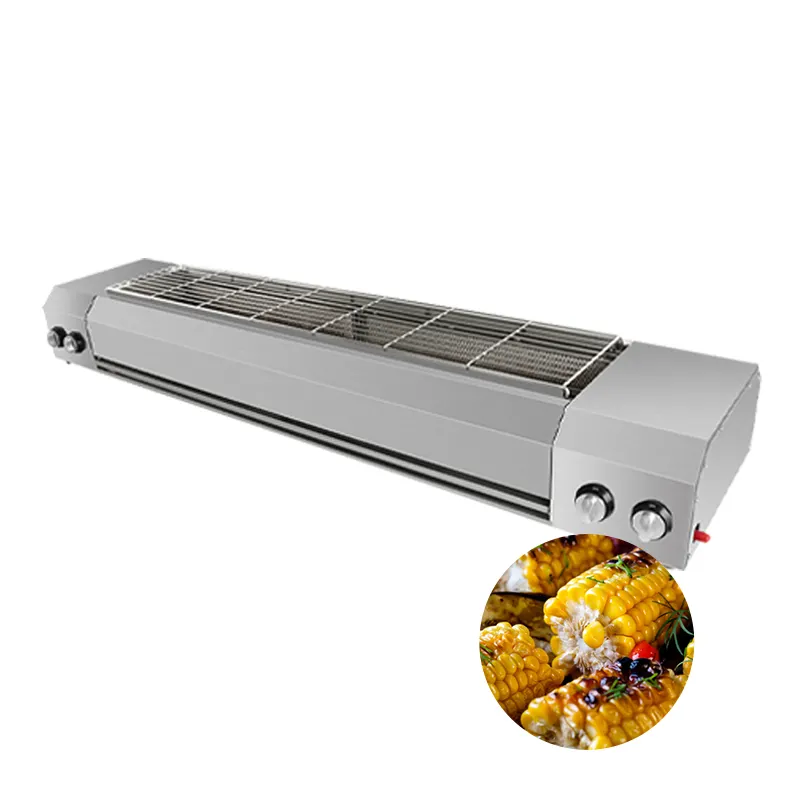 Ceramic Heating Plate BBQ Gas Grill Commercial Smokeless Stainless Steel Natural Gas For Sale