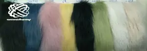 Plush Fur Keqiao Factory Lowest Wholesale Price Long Pile Plush Luxury Fashion Super Soft Fake Fox Fur Fabric