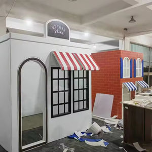 Giochi di ruolo casa fingere Soft Play grande sala giochi per bambini attrezzature da gioco al coperto per compleanno Party Center stazione di gioco città città - Product Image 1