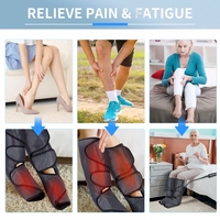 Masseur électrique gonflable pour les pieds et les jambes CINCOM pour la circulation et la relaxation, masseur de compression d'air pour les jambes