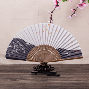 HZ Japanischer 6-Zoll-Tanzfächer im antiken Stil, kleiner Bambusfächer für Damen, umweltfreundlicher klassischer chinesischer Bambus-Faltfächer - Product Image 3