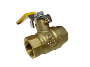 Válvula de <span class=keywords><strong>Bola</strong></span> de Gas de Latón y Cobre con Certificado CSA, Conector de Tubería de Gas para Cocina Comercial, Conexión con Manija Amarilla - Product Image 5