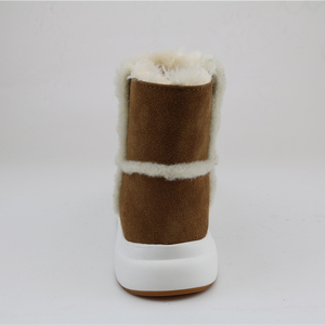 חצי אתחול לנשים חום מקרית שלג מגפי הנעל - Product Image 5