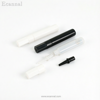 Flacon vide souple en PEHD de 2 ml, anti-colmatage, avec embout fin, pour colle à ongles, réutilisable, pour gel et vernis à ongles
