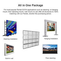 Écran LED portable P3.91 pour location, extérieur, étanche, Full HD, pour scène mobile, publicité, ascenseur, éducation, mur vidéo géant