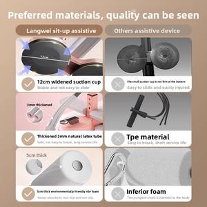 Entraîneur réglable <span class=keywords><strong>de</strong></span> forme physique à la maison d'intérieur Nouveau dispositif d'assistance assis à trois ventouses Entraînement des muscles abdominaux fixes - Product Image 2