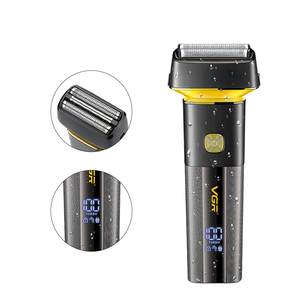 เครื่องโกนหนวดไฟฟ้า VGR V-382 IPX6 แบบฟอยล์ สำหรับมืออาชีพ เครื่องตัดแต่งขนบนใบหน้าไร้สาย สำหรับผู้ชาย ชุดอุปกรณ์ตกแต่งหนวดเครา - Product Image 3