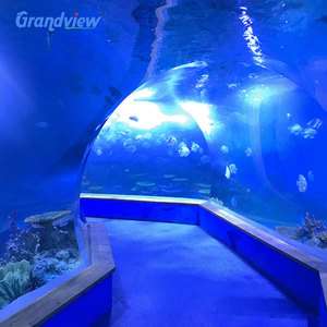 Tunnel d'aquarium acrylique personnalisé en vente <span class=keywords><strong>pour</strong></span> le projet de tunnel d'aquarium en acrylique Tunnel acrylique Oceanarium - Product Image 3