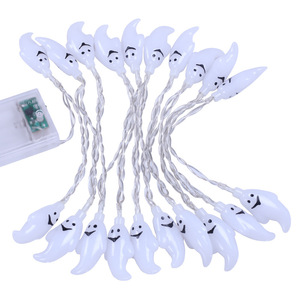 Nouvelle guirlande lumineuse LED fantôme pour Halloween, lumières décoratives d'horreur pour la mise en scène de fête - Product Image 1
