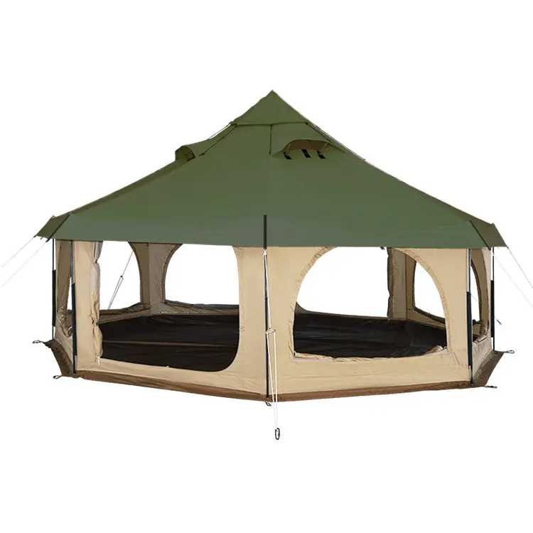 사용자 정의 야외 피크닉 텐트 슈퍼 공간 울트라 라이트 Tentes 캠핑 및 Plein 공기 야외 10 사람