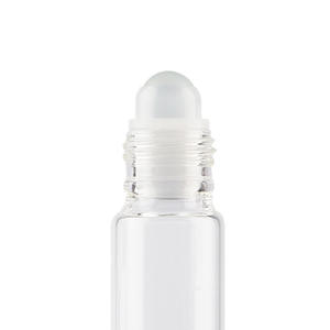 Custom 5ml 10ml Eye Cream Clear Glass Roll on Bottle Roller Ball <b>Perfume</b> Oil <b>Containers</b> - Product Image 3