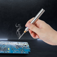 Besi Solder Isi Ulang Daya dengan Penutup Besi Solder Nirkabel Baterai Lithium Usb Besi Solder Listrik