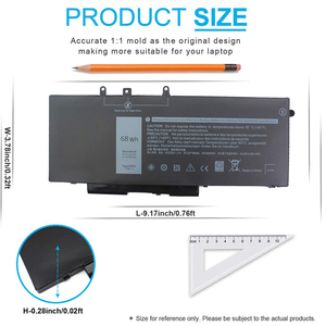 Batterie d'ordinateur portable GJKNX 68Wh de remplacement en gros pour Dell Latitude 5480 5490 5590 CE RoHS, cellule neuve 0 cycle - Product Image 4
