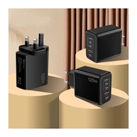 Hot 120W bloc prise 5 Ports QC 3.0 chargeur mural rapide US UK EU prise Portable téléphone portable chargeur rapide USB chargeurs de téléphone portable