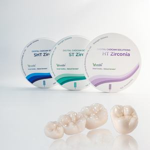 Céramique dentaire en <span class=keywords><strong>zircone</strong></span> de 98 mm, 1350 Mpa, haute résistance, bloc de <span class=keywords><strong>zircone</strong></span> blanc HT, laboratoire dentaire, CADCAM, coping, couronne interne, machinerie - Product Image 6