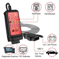 Boîte de test CAN WOYO CTB007 12V 24V OBD2 avec câble de 27/59 pouces pour tous les outils de diagnostic automobile